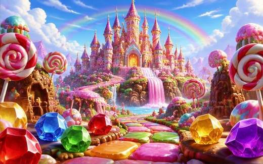 Candy Jewels — ilustrație de joc