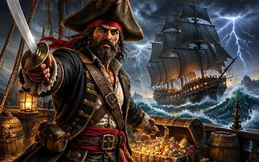 Storm Galleon — ilustrație de joc