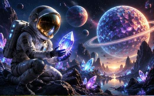 Crystal Orbit — ilustrație de joc