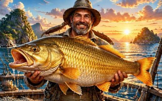 Golden Catch — ilustrație de joc
