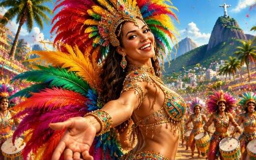 Rio Parade — ilustrație de joc