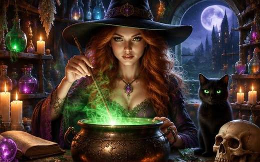 Potion Manor — ilustrație de joc